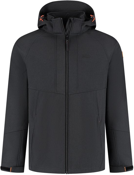 Kjelvik Rik Heren Outdoorjas - Zwart