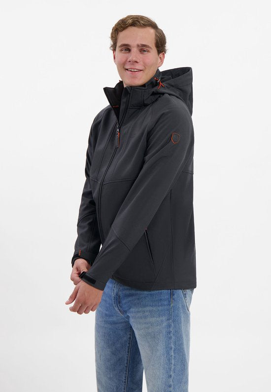 Kjelvik Rik Heren Outdoorjas - Zwart