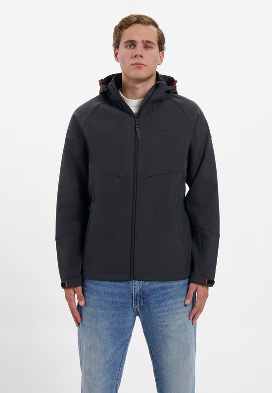Kjelvik Rik Heren Outdoorjas - Zwart