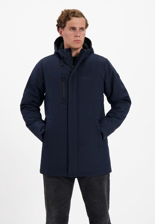 Kjelvik Baris Heren Outdoorjas - Donkerblauw