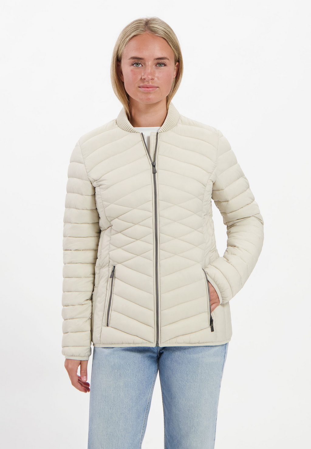 Kjelvik Izzy Dames Outdoorjas - Zand