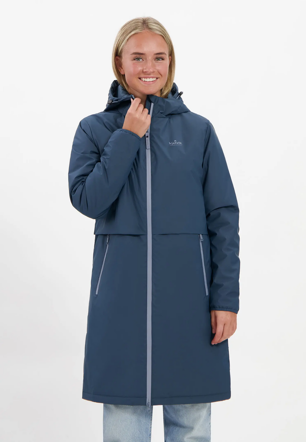 Kjelvik Hella Dames Outdoorjas - Donkerblauw