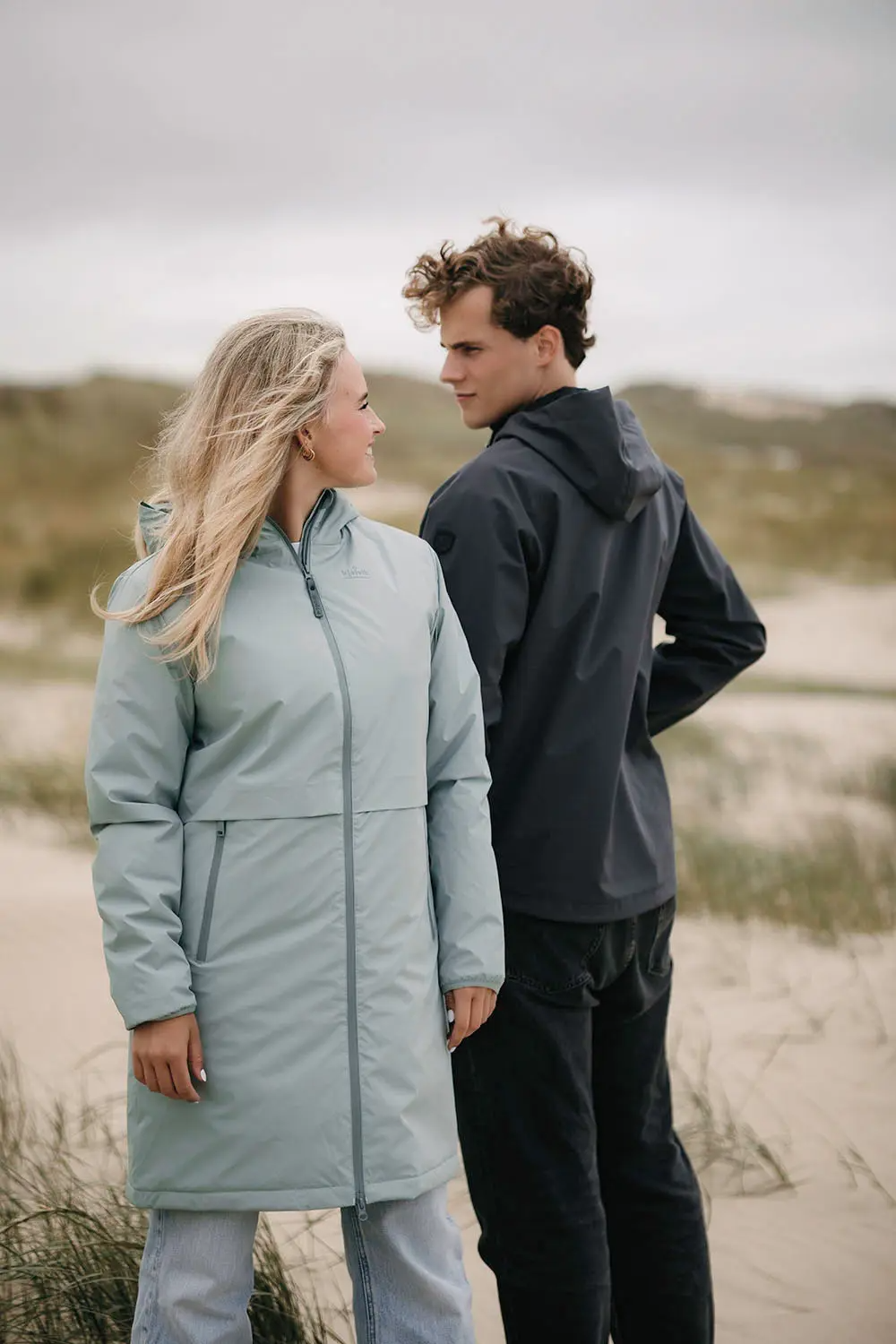 Kjelvik Hella Dames Outdoorjas - Blauw