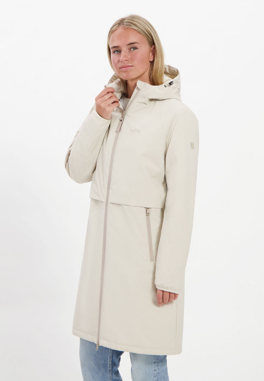 Kjelvik Hella Dames Outdoorjas - Zand