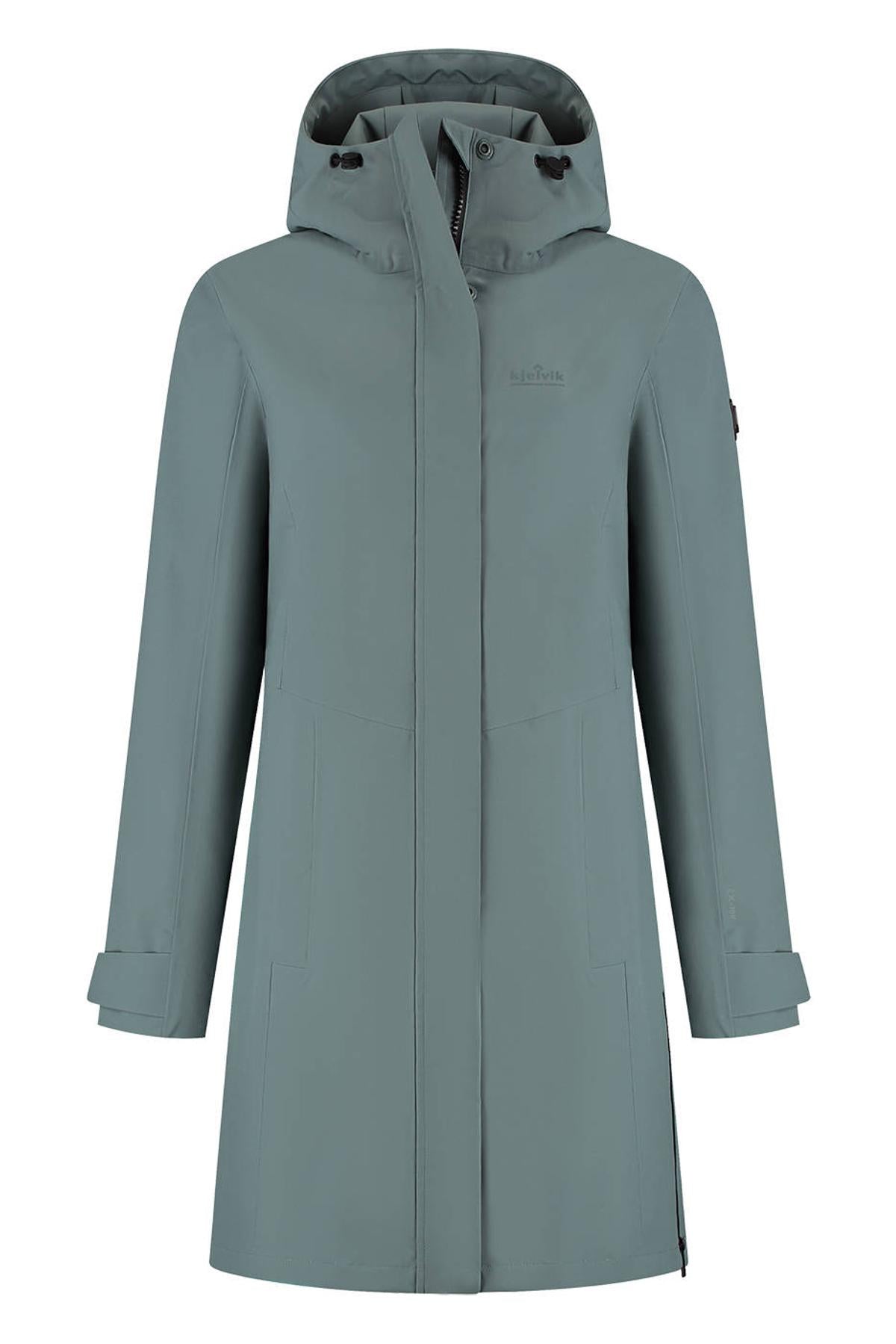 Kjelvik Livia Dames Outdoorjas - Balsam groen