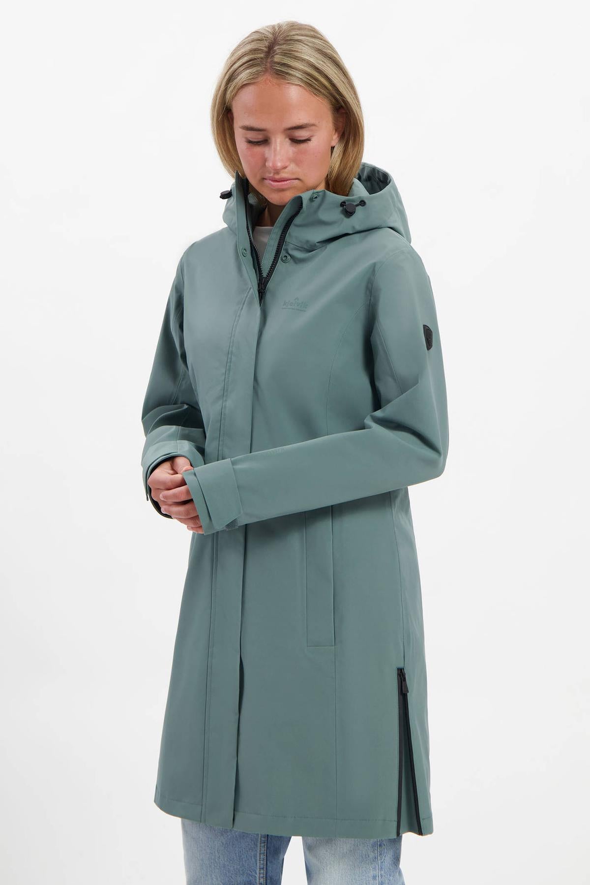 Kjelvik Livia Dames Outdoorjas - Balsam groen