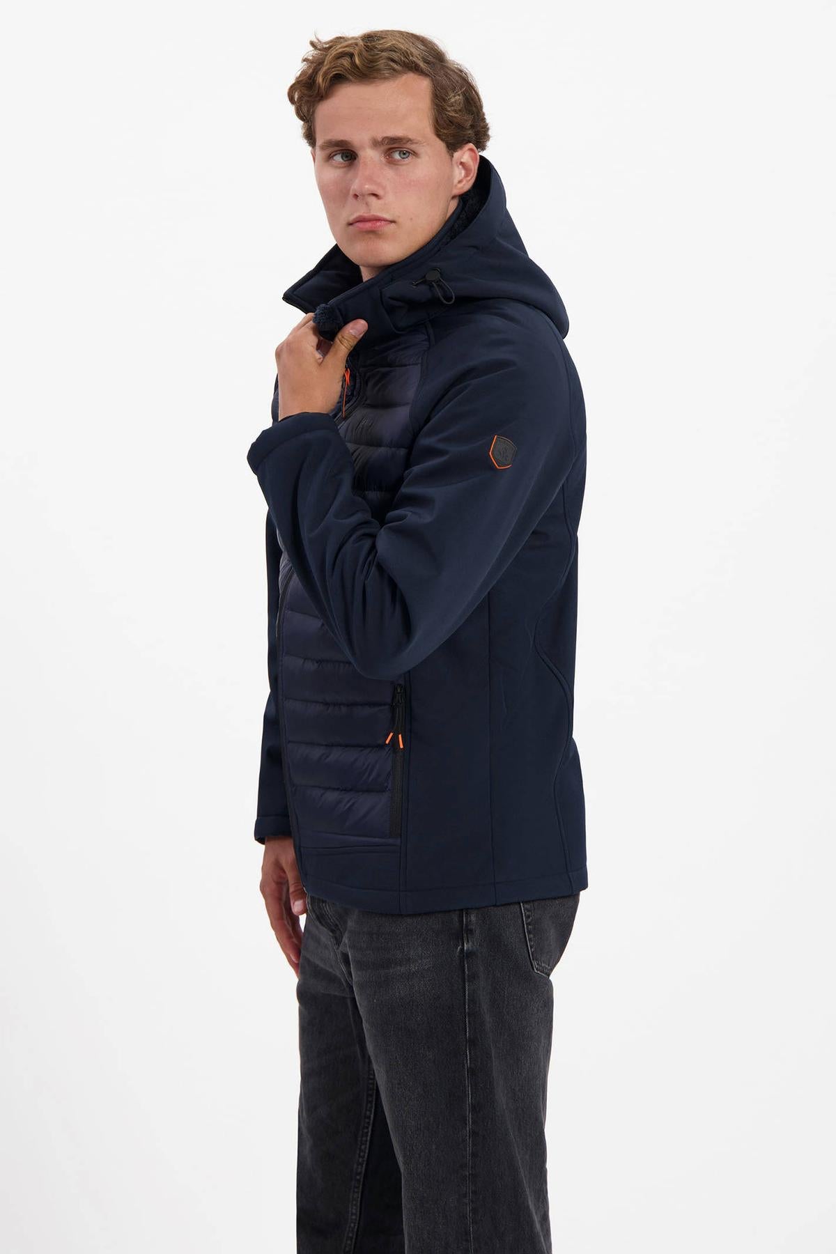 Kjelvik Ezra Heren Outdoorjas - Donkerblauw