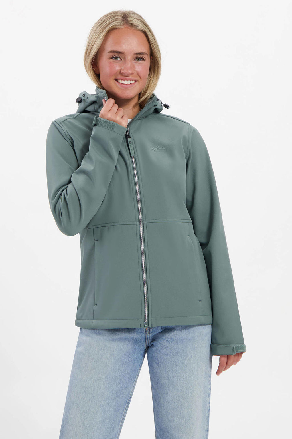 Kjelvik Marlien Dames Outdoorjas - Balsam groen