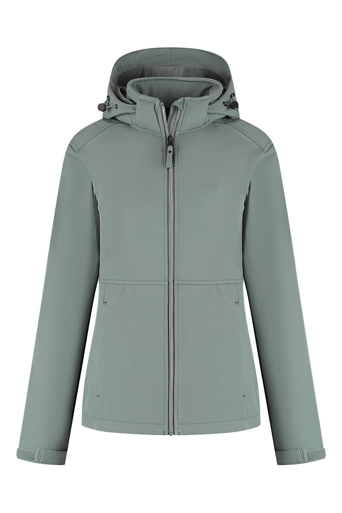 Kjelvik Marlien Dames Outdoorjas - Balsam groen