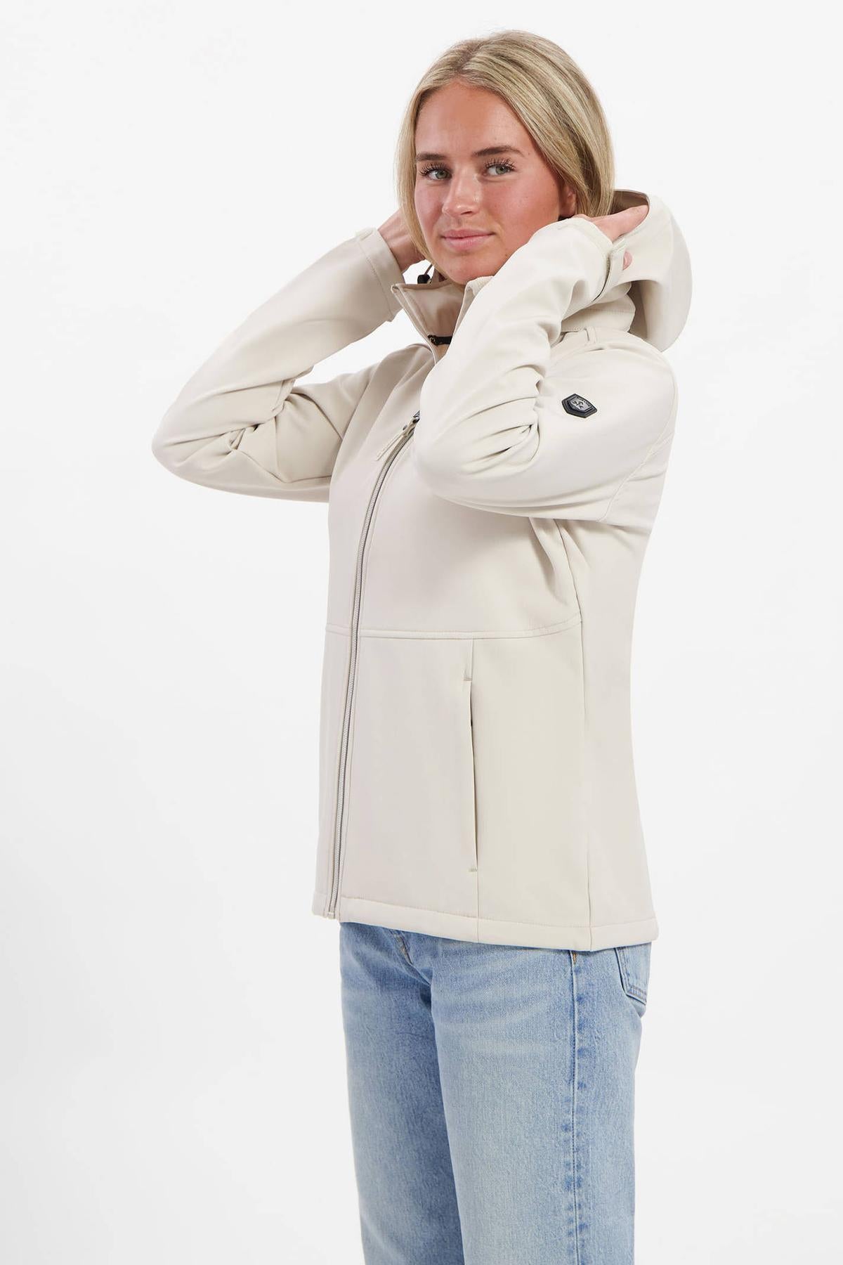 Kjelvik Marlien Dames Outdoorjas - Zand